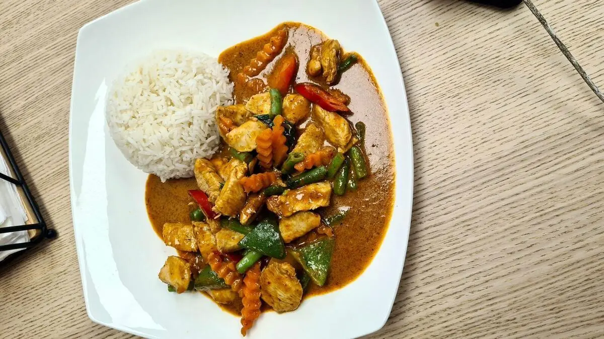 Chicken Pad Prik stir fry Charm Thai Cafe Doncaster